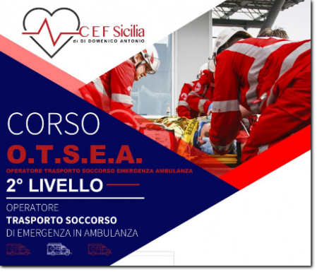 Corso OTSEA 2 Livello Operatore Soccorso Trasorto Emergenza Ambulanza